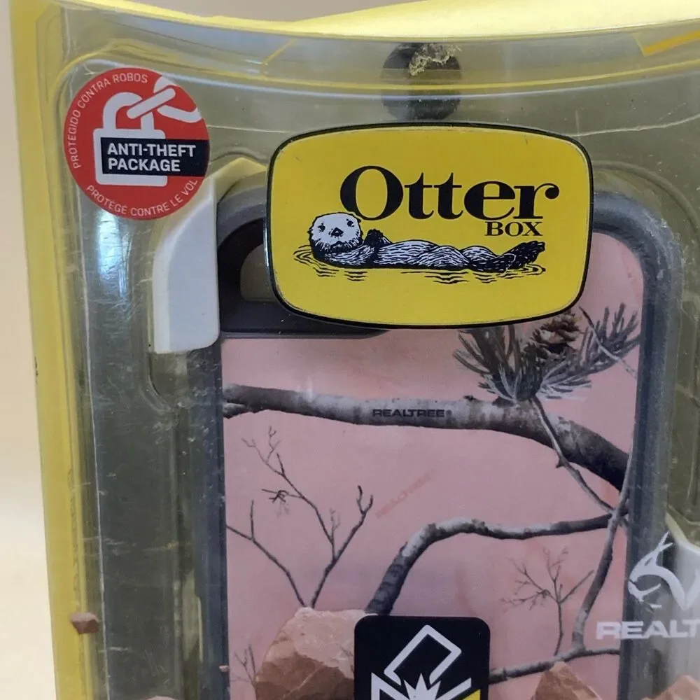 New! Otter Box for iPhone 5 / 5s Case Defender Series Cover RealTree Pink Camo